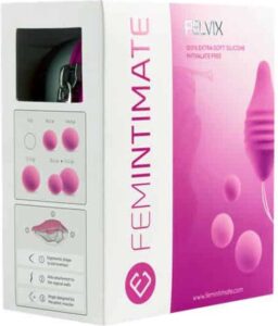 Pelvix – Geribbeld Vaginaal Eitje met Verwisselbare Gewichten voor een Strakke Vagina – 6.5 cm – Roze - Afbeelding 4