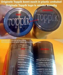 Toppik Fibers Hair Building Fibers Poeder Dark Brown 55gr - Afbeelding 3
