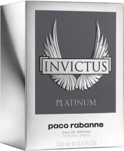 Paco Rabanne Invictus Platinum - 100 ml - eau de parfum spray - herenparfum - Afbeelding 3