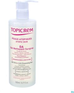 Topicrem Body Care Da Ultra rich Cleansing Gel Zeer Drogegevoeligeatopische Huid 500ml - Afbeelding 2