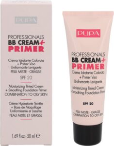 Pupa Milano BB Cream + Primer For Combination To Oily Skin - 001 Nude - Afbeelding 3