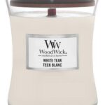 WoodWick Hourglass Medium Geurkaars - White Teak