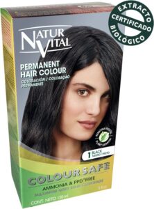 Coloursafe Permanent Dye By Natur Vital #1-black - Afbeelding 2