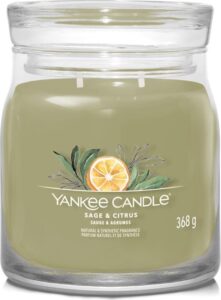 Yankee Candle - Sage & Citrus Signature Medium Jar
