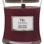 WoodWick Geurkaars Mini Black Cherry 85 gr