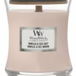 WoodWick Geurkaars Mini Vanilla & Sea Salt 85 gr