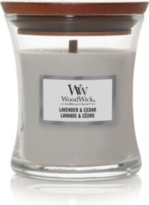 WoodWick Geurkaars Mini Lavender & Cedar 85 gr
