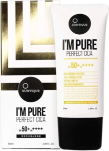 Gezichtszonnecrème Suntique I'm Pure 50 ml SPF 50+ - Afbeelding 2
