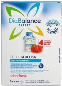Diabalance Expert Glucose Gel Sustained Effect Strawberry 4 Sachets - Afbeelding 2