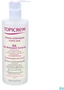 Topicrem Body Care Da Ultra rich Cleansing Gel Zeer Drogegevoeligeatopische Huid 500ml - Afbeelding 4