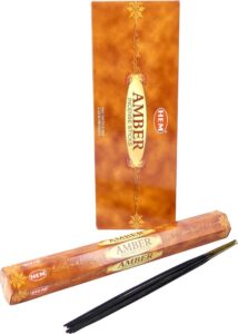 HEM Wierook - Amber - Slof (6 pakjes/120 stokjes) - Afbeelding 2