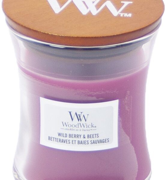 Woodwick Wild Berry & Beets Mini Candle - Geurkaars