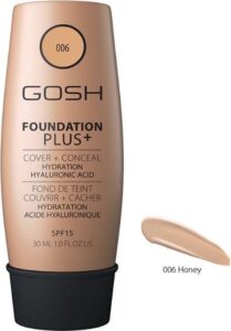 Gosh - Foundation Plus+ Cryo-Corrective Face Foundation 006 Honey 30Ml - Afbeelding 4