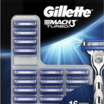 Gillette Mach3 Turbo Scheermesjes Mannen - 16 stuks