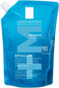 La Roche-Posay Effaclar Zuiverende Reinigingsgel +M - voor een Vette, Onzuivere Huid met Neiging tot Acne - 400ml Navulverpakking