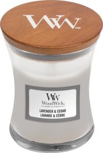 WoodWick Geurkaars Mini Lavender & Cedar 85 gr - Afbeelding 4