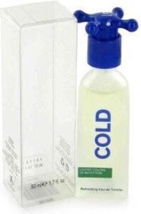 Benetton Cold Eau De Toilette Spray  Unisex  100 ml for Men - Afbeelding 4