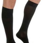 Calcetan Medilast Negro Talla Mediana