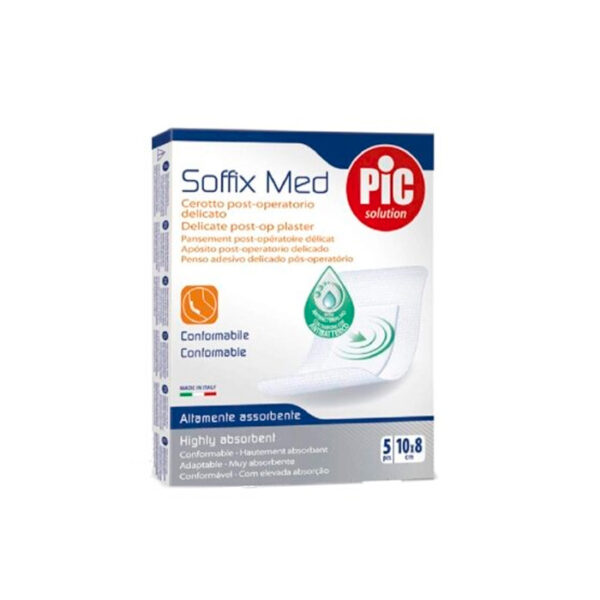 Pic Soffix Med Sterile Dressing 10x8cm 5U