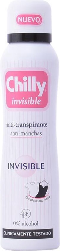 202x840-48 Deodorant Spray Invisible Chilly (150 ml) - Afbeelding 1
