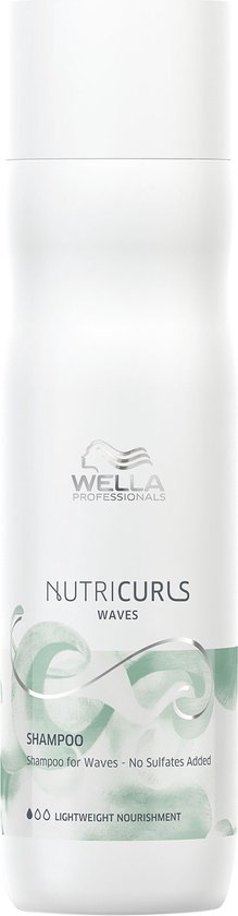 219x840-43 Wella Professionals Nutricurls Shampoo for Waves 250ML - Normale shampoo vrouwen - Voor Alle haartypes - Afbeelding 1