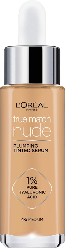 223x840-157 LOreal Paris True Match Tinted Serum 4 5 Medium Tinted Serum Enriched With 1 Hyaluronic Acid 30ml - Afbeelding 1