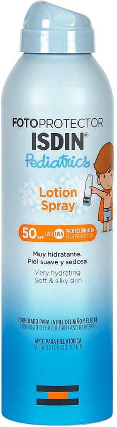 231x840-38 Zonnebrandlotion Isdin Fotoprotector Pediatrics Spray 250 ml Spf 50 SPF 50+ - Afbeelding 1