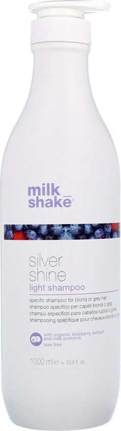 237x840-55 Milk_shake Silver Shine Light Shampoo 1000ml - Afbeelding 1