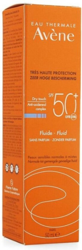 275x840-96 Avène Zon Fluide SPF50+ - Zonnebrand - 50 ml - Afbeelding 1