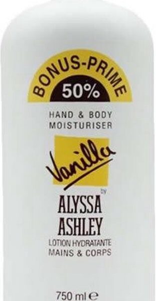 Vanilla Hand And Body Moisturiser By Alyssa Ashley 750 Ml