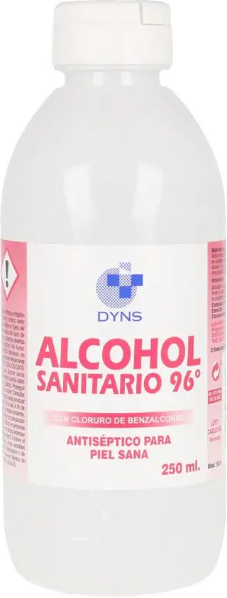 320x840-48 Disinfectant Alcohol 96º (250 ml) - Afbeelding 1