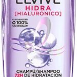 Vochtinbrengende Shampoo L'Oreal Make Up Elvive Hidra Hyaluronzuur (370 ml) - Afbeelding 2