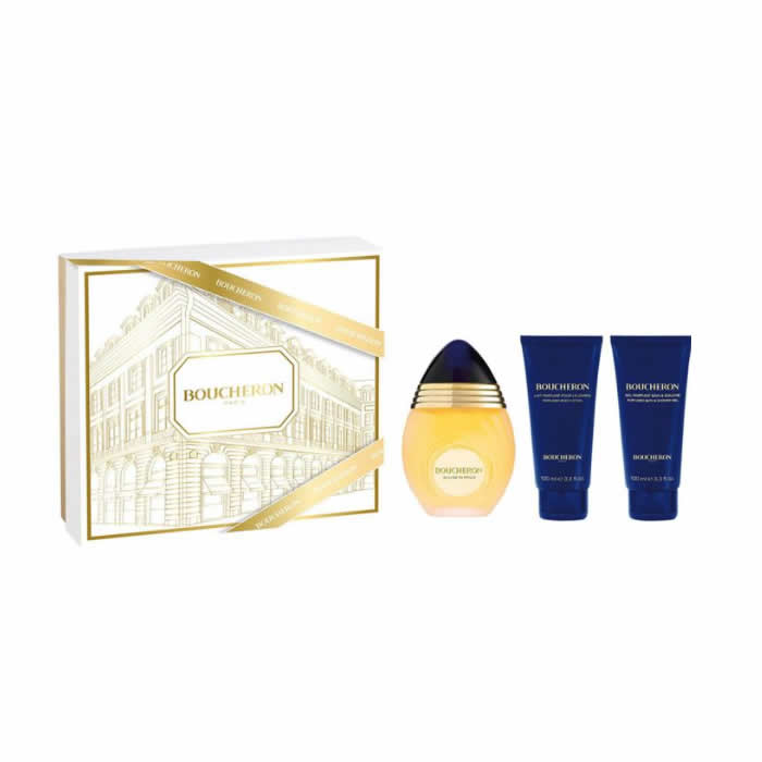 3386460140492 Boucheron Eau De Parfum Spray 100ml Set 3 Pieces - Afbeelding 1