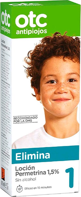 347x840-26 Otc Permethrin Anti-lice Lotion 1.5% 100ml - Afbeelding 1