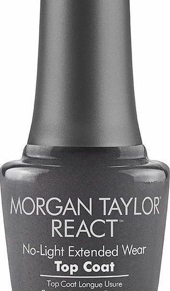 Morgan Taylor React No-Light Extended Wear Top Coat Nagellak Manicure 15ml