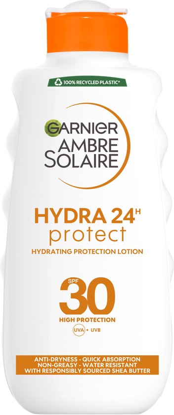 352x840-307 Garnier Ambre Solaire Hydraterende Zonnebrand melk SPF 30 - 200 ml - Afbeelding 1