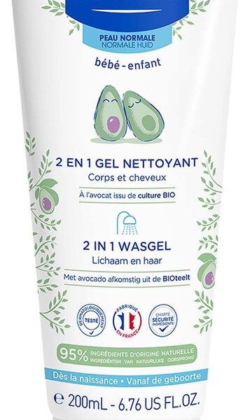 2in1 Cleansing Gel Normal Skin By Mustela 200 Ml