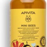 Apivita Mini Bees Douchegel-Shampoo voor Baby's en Kinderen