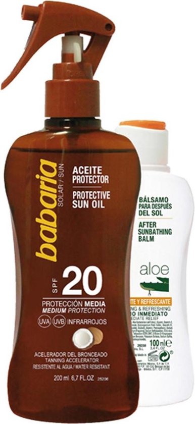 386x840-38 Sun Protection Set Babaria Spf 30 2 Pieces - Afbeelding 1