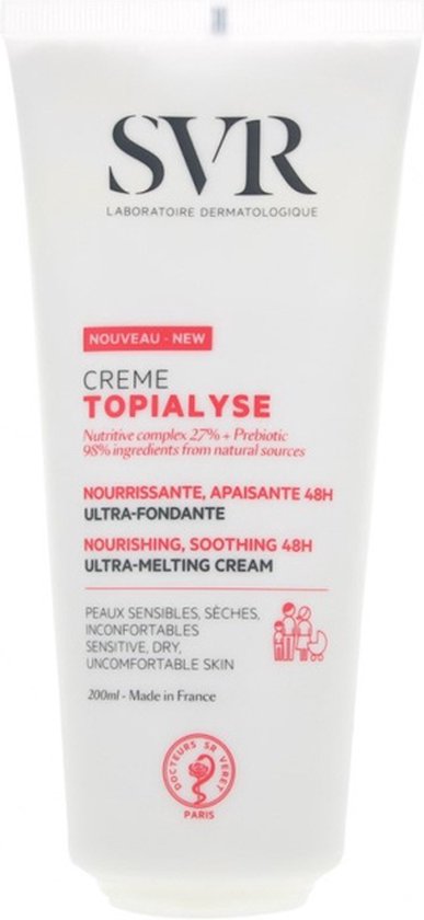 387x840-12 SVR Topialyse Crème Gevoelige/Droge Huid 200ml - Afbeelding 1