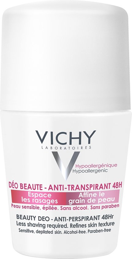 431x840-207 Vichy Deo Anti Transpirant Intensief 48H Roll on Overmatige TranspiratieGeepileerde Huid 50ml - Afbeelding 1