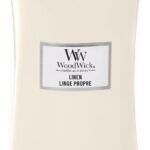 WoodWick Hourglass Large Geurkaars - Linen