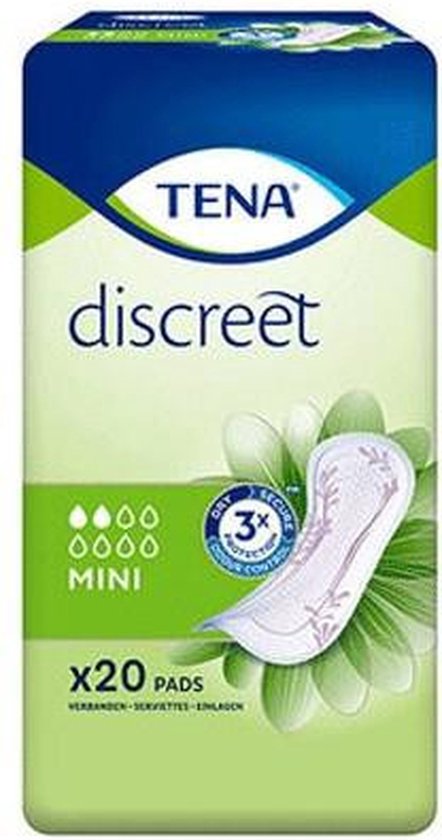 442x840-84 Tena Lady Discreet Mini 20 Units - Afbeelding 1