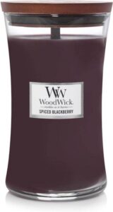 WoodWick Hourglass Large Geurkaars - Spiced Blackberry - Afbeelding 3
