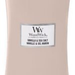 WoodWick Hourglass Large Geurkaars - Vanilla & Sea Salt