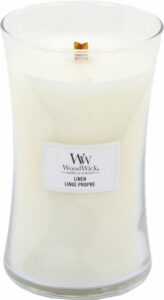 WoodWick Hourglass Large Geurkaars - Linen - Afbeelding 3