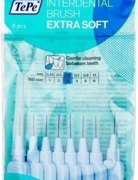 TePe Extra zacht Lichtblauw - 8 st - Rager