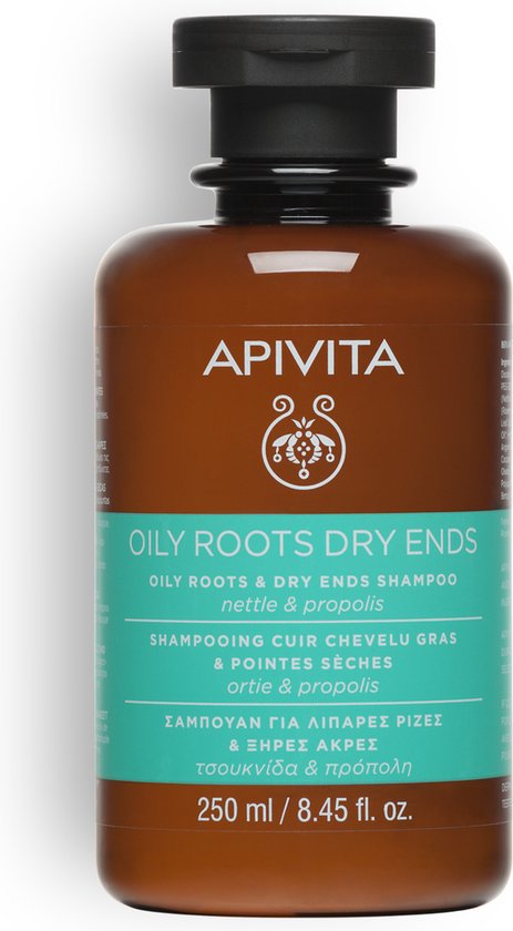 463x840-59 Apivita Oily Roots Dry Ends Shampoo - Afbeelding 1