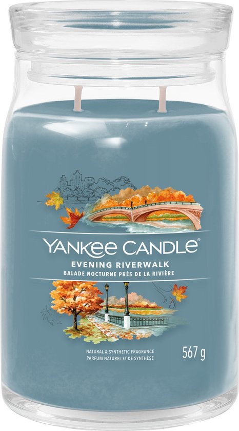 466x840-80 Yankee Candle Evening Riverwalk Signature Large Jar - Afbeelding 1