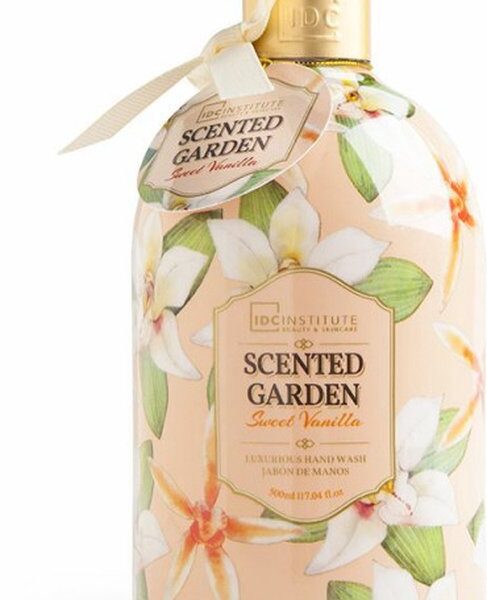 Handzeep met dispenser IDC Institute Scented Garden Sweet Vanilla (500 ml)